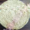 Factory direct sales of water-soluble lace mesh fabric, hand-embroidered three-dimensional beaded rose lace lace clothing accessories details Picture